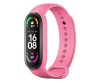 Szilikon szíj XIAOMI Mi Band 5 / 6 / 7 (rózsaszín, 37)