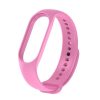 Szilikon szíj XIAOMI Mi Band 5 / 6 / 7 (rózsaszín, 37)