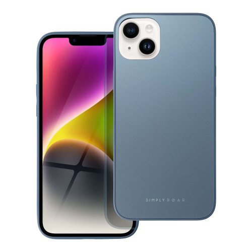 ROAR tok MATTE üveg iPHONE 14 Plus-hoz kék