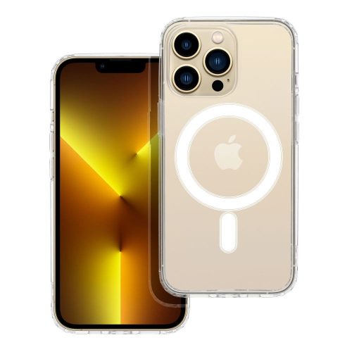 CLEAR MAG COVER tok kompatibilis a MagSafe-el IPHONE 13 Pro-hoz, átlátszó