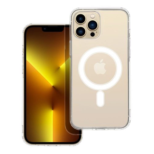 CLEAR MAG COVER tok kompatibilis a MagSafe számára IPHONE 13 Pro Max átlátszó
