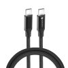 CELL F-ENERGY C391 kábel Type C to Type C PD QC4.0 5A 100W E-mark / 4K / Thunderbolt / 20Gbit/s 1 m fekete