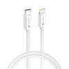CELL F-ENERGY C901 kábel Type C - Lightning MFi PD 3A 30W 1 m fehér