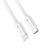 CELL F-ENERGY C901 kábel Type C - Lightning MFi PD 3A 30W 1 m fehér