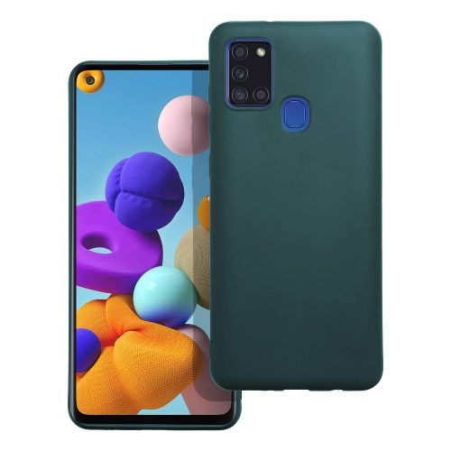 MATT tok SAMSUNG A21S-hez sötétzöld