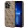 GUESS tok iPHONE 14 Pro Max-hoz GUHCP14XG4GFBR (4G arany Logo) barna