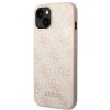 GUESS tok IPHONE 14-hez GUHCP14SG4GFPI (4G arany Logo) rózsaszín