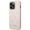GUESS tok az IPHONE 14 Pro-hoz GUHCP14LG4GFPI (4G Arany Logó) rózsaszín