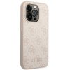 GUESS tok az IPHONE 14 Pro Max-hoz GUHCP14XG4GFPI (4G arany Logo) rózsaszín