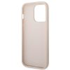 GUESS tok az IPHONE 14 Pro Max-hoz GUHCP14XG4GFPI (4G arany Logo) rózsaszín