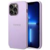 GUESS tok az IPHONE 14 Pro-hoz GUHCP14LPSASBPU (Saffiano fém logóval) lila