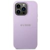 GUESS tok az IPHONE 14 Pro-hoz GUHCP14LPSASBPU (Saffiano fém logóval) lila