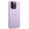 GUESS tok az IPHONE 14 Pro-hoz GUHCP14LPSASBPU (Saffiano fém logóval) lila