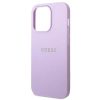 GUESS tok az IPHONE 14 Pro-hoz GUHCP14LPSASBPU (Saffiano fém logóval) lila