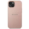 GUESS tok az IPHONE 14 Plus-hoz GUHCP14MPSASBPI (Saffiano fém logóval) rózsaszín