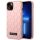 KARL LAGERFELD tok IPHONE 14 Plus KLHCP14MRUPKLPP (3D Gumis Tok Monogramos Minta Fém Lappal) rózsaszín