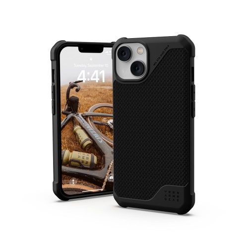 UAG Urban Armor Gear tok METROPOLIS LT kompatibilis MagSafe-fel IPHONE 14 Plus-hoz, kevlár fekete
