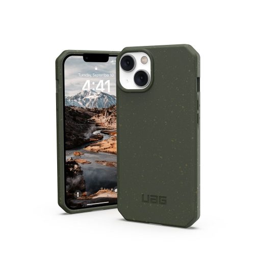 UAG Urban Armor Gear tok BIODEGRADABLE OUTBACK  IPHONE 14 Plus zöld színben
