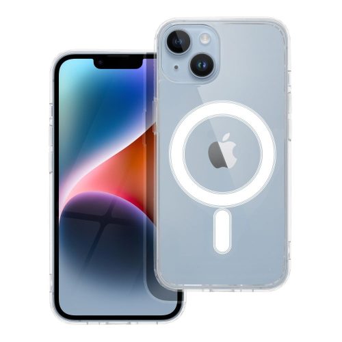 CLEAR MAG COVER tok kompatibilis a MagSafe-fel, IPHONE 14-hez, átlátszó