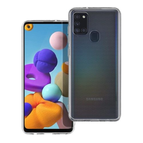 CLEAR tok 2 mm SAMSUNG A21S készülékhez átlátszó