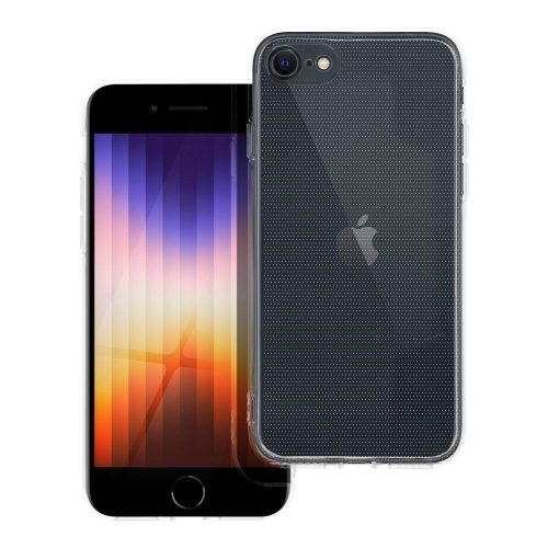 CLEAR Tok 2 mm IPHONE 7 / 8 / SE 2020 / SE 2022 (kamera védelem) átlátszó