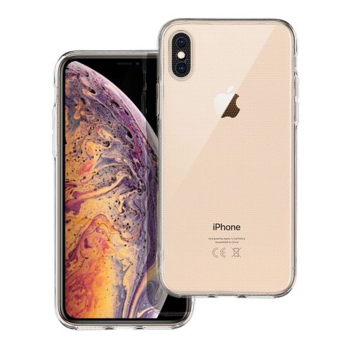 CLEAR tok 2 mm IPHONE X / XS készülékhez (kamera védelem) átlátszó