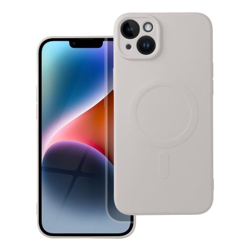 SILICONE MAG COVER tok, kompatibilis a MagSafe-fel, IPHONE 14 Plus-hoz, antik fehér