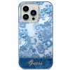 GUESS tok az IPHONE 14 Pro számára GUHCP14LHGPLHB (IML Electro Cam TDJ) kék