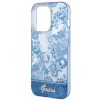 GUESS tok az IPHONE 14 Pro számára GUHCP14LHGPLHB (IML Electro Cam TDJ) kék