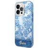 GUESS tok az IPHONE 14 Pro számára GUHCP14LHGPLHB (IML Electro Cam TDJ) kék