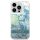 GUESS tok az IPHONE 14 Pro készülékhez GUHCP14LLFLSN (Liquide Glitter Flower) zöld