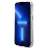 GUESS tok az IPHONE 14 Pro készülékhez GUHCP14LLFLSN (Liquide Glitter Flower) zöld