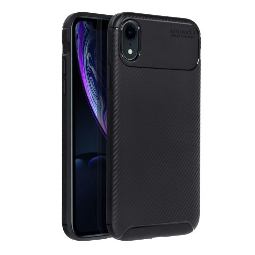 Tok CARBON PREMIUM IPHONE XR-hez fekete