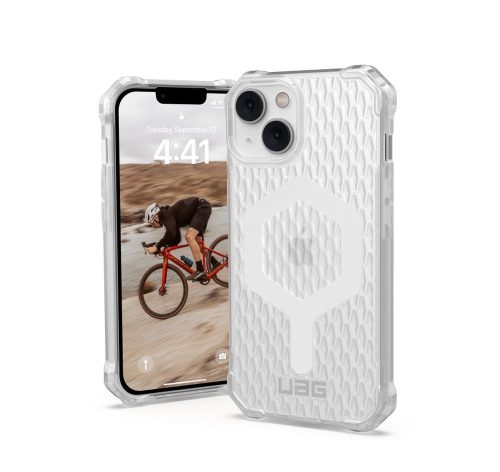 UAG Urban Armor Gear tok ESSENTIAL ARMOR, amely kompatibilis a MagSafe-fel IPHONE 14 Plus készülékhez, fagyos jég színben