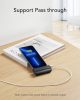 VEGER powerbank 5000 mAh beépített csatlakozóval Lightning PD QC3.0 3A 20W PlugOn (W0556P) fekete