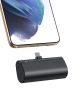 VEGER powerbank 5000 mAh beépített Type C PD QC3.0 3A 20W PlugOn (W0556) csatlakozóval, fekete