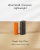VEGER powerbank 5000 mAh beépített Type C PD QC3.0 3A 20W PlugOn (W0556) csatlakozóval, fekete