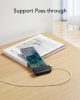 VEGER powerbank 5000 mAh beépített Type C PD QC3.0 3A 20W PlugOn (W0556) csatlakozóval, fekete