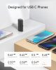 VEGER powerbank 5000 mAh beépített Type C PD QC3.0 3A 20W PlugOn (W0556) csatlakozóval, fekete