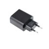 kék STAR utazó töltő Type C PD QC4.0 3A 25W TFB-TC-25WPD fekete