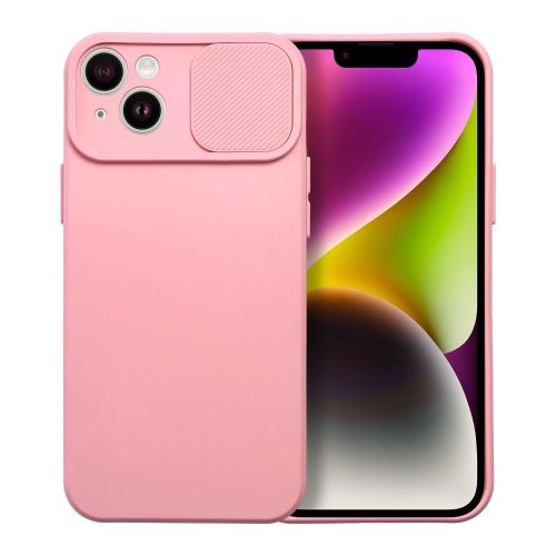 SLIDE tok IPHONE 14 Plus-hoz világos rózsaszín