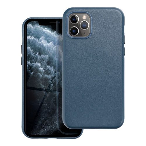 bőr MAG COVER tok IPHONE 11 Pro számára indigókék