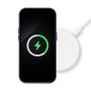 bőr MAG COVER tok IPHONE 14 Plus készülékhez indigókék színben