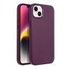 bőr MAG COVER tok IPHONE 14 Plus-hoz sötét ibolya