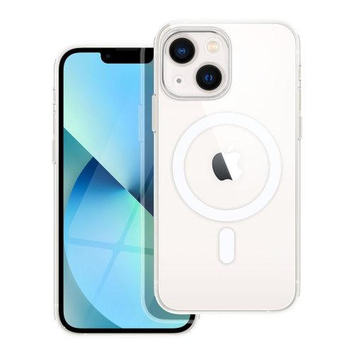 CLEAR MAG COVER tok kameravédelemmel, kompatibilis a MagSafe funkcióval az IPHONE 14 számára, átlátszó
