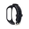 Elasztomer szíj LIFESTYLE XIAOMI Mi Band 5 / 6 készülékhez fekete (03)