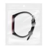 Elasztomer szíj LIFESTYLE XIAOMI Mi Band 5 / 6-hoz fekete (06)