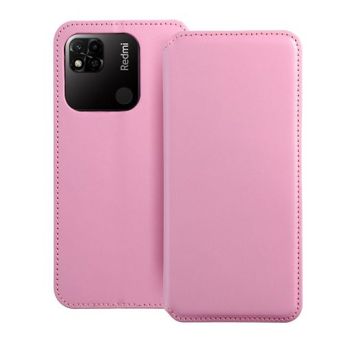 DUAL POCKET Book tok XIAOMI redmi 10a készülékhez, világos rózsaszín