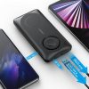 VEGER powerbank 10000 mAh vezeték nélküli töltőkkel, kompatibilis a MagSafe PD QC3.0 3A 22,5W MagMulti (W1156) fekete
