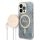 GUESS szett iPHONE 14 Pro-hoz kompatibilis MagSafe technológiával GUBPP14LH4EACSB (Csomag / Tok + Töltő / 4G) arany kék